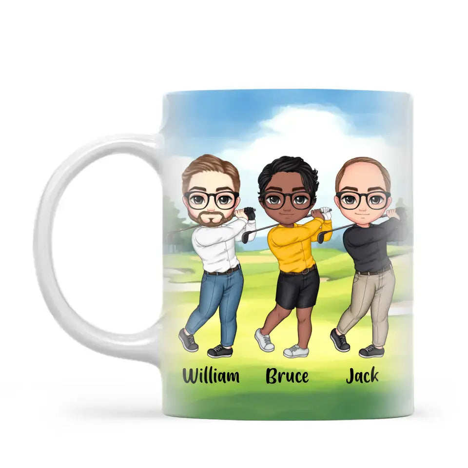 Golfing Buddies-Customizable Golf Friends Mug