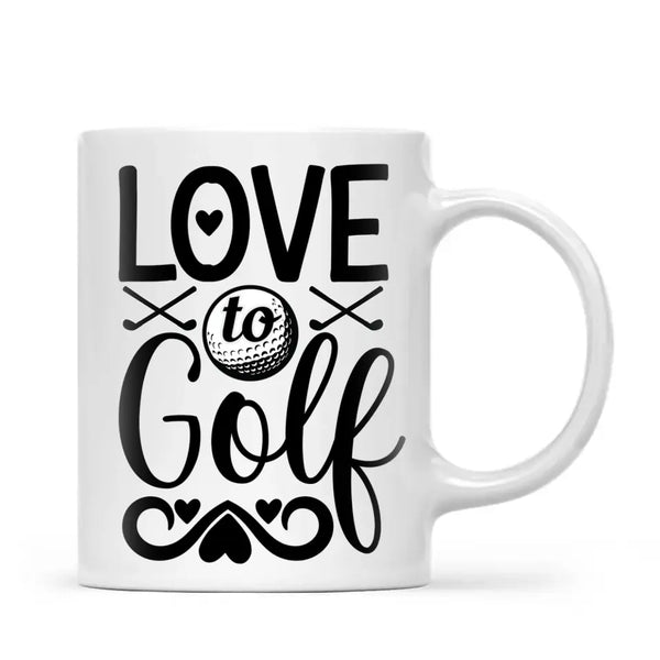 Personalised Golf Mug for Men – Custom Golfers Gift