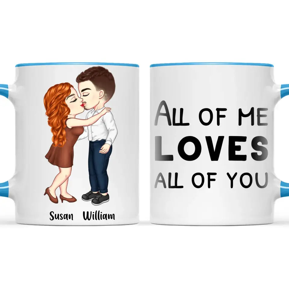 Romantic Embrace-Customizable Couple Mug