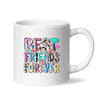 Personalised Best Friends Mug – Custom Cartoon Girls Coffee Cup Gift for Besties