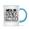 Personalised Best Friends Mug – Custom Two Girls by the Lake Design