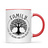 Family Fun: Customizable Cartoon Family Mug