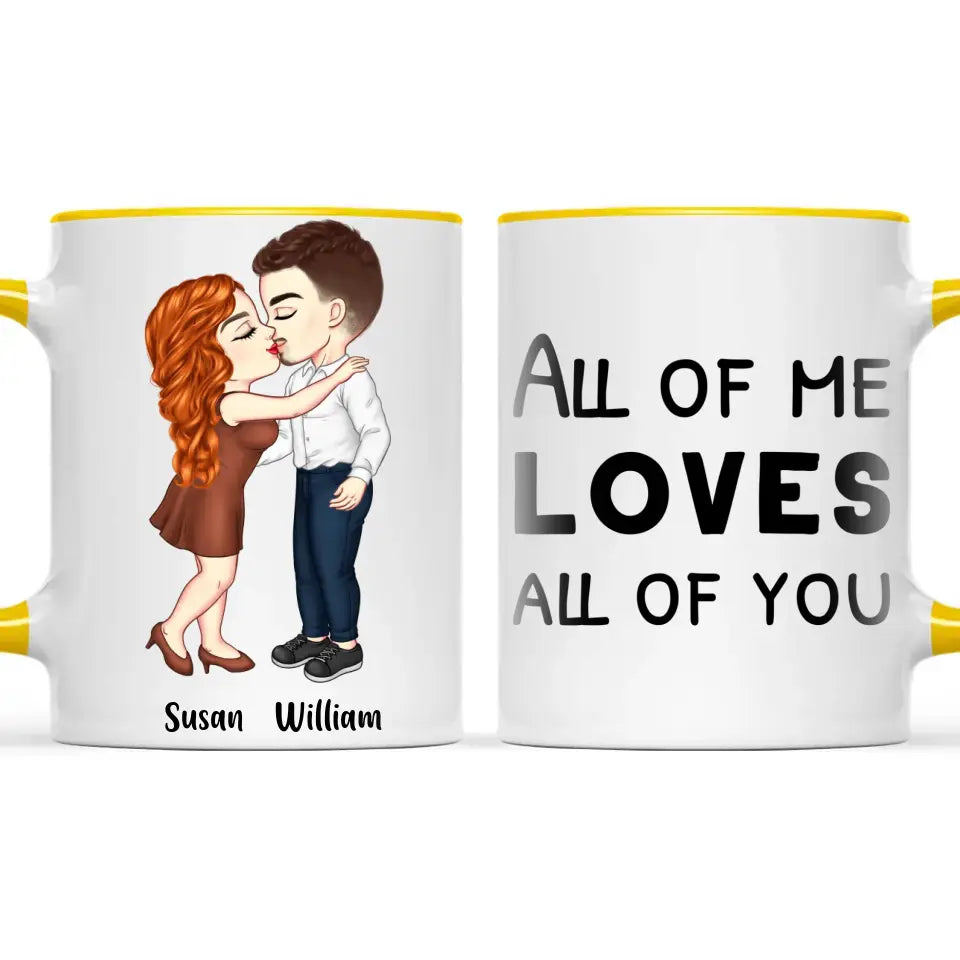 Romantic Embrace-Customizable Couple Mug