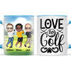 Personalised Golf Mug for Men – Custom Golfers Gift
