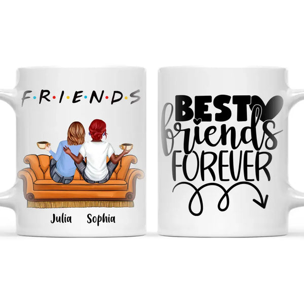 Bestie Central: Personalised Friends-Inspired Mug