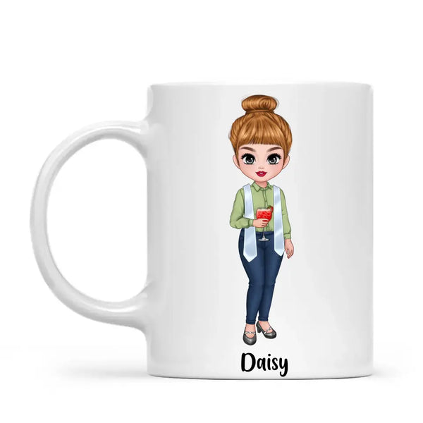 🎓 Personalised Graduation Mug - Customisable Character & Name - Perfect Graduation Gift 🎓