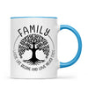 Family Fun: Customizable Cartoon Family Mug