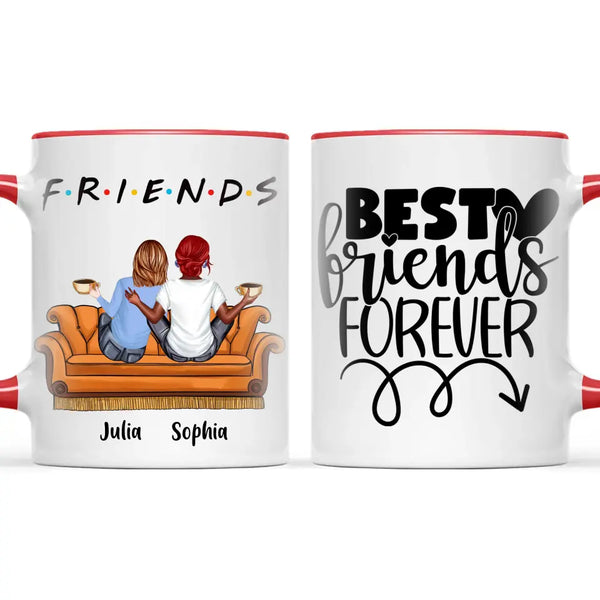 Personalised Best Friends Mug – Customisable Up to 5 Girls