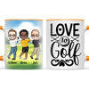 Personalised Golf Mug for Men – Custom Golfers Gift