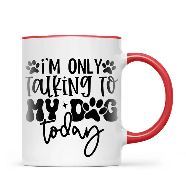 Pick-a-Boo Dog: Personalised Cartoon Dog Mug