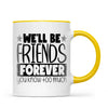 Personalised Best Friends Mug – Custom Two Girls by the Lake Design
