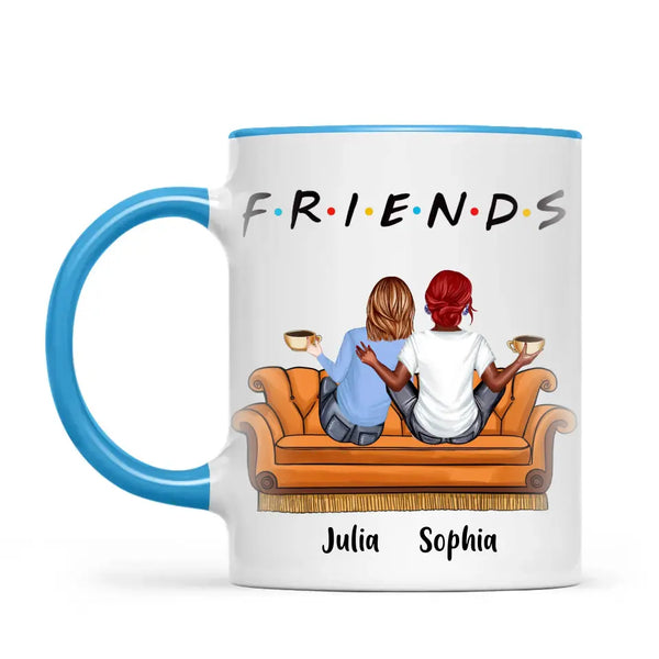 Personalised Best Friends Mug – Customisable Up to 5 Girls