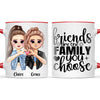 Personalised Best Friends Mug - Customise Hair, Eyes & Outfit - BFF Gift - 11oz Ceramic - NZ Made