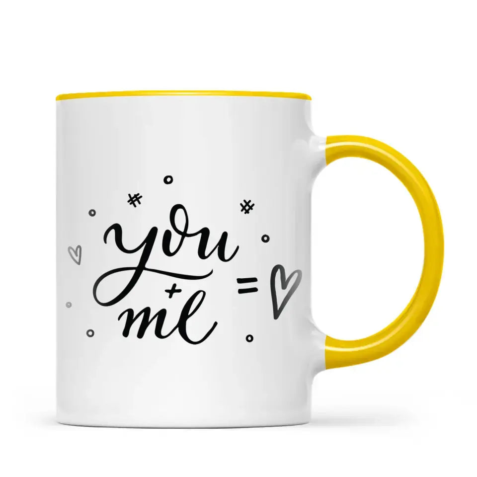 Heartfelt Connection: Customizable Couple Mug