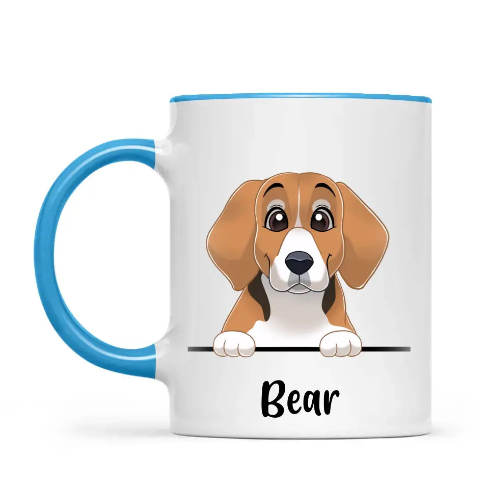 Personalised Dog Lover Mug - Choose Any Dog Breed & Name - Custom Pet Mug with Dog Quotes - 11oz Ceramic - NZ Made