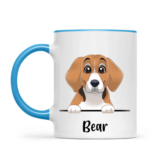 Personalised Dog Lover Mug - Choose Any Dog Breed & Name - Custom Pet Mug with Dog Quotes - 11oz Ceramic - NZ Made