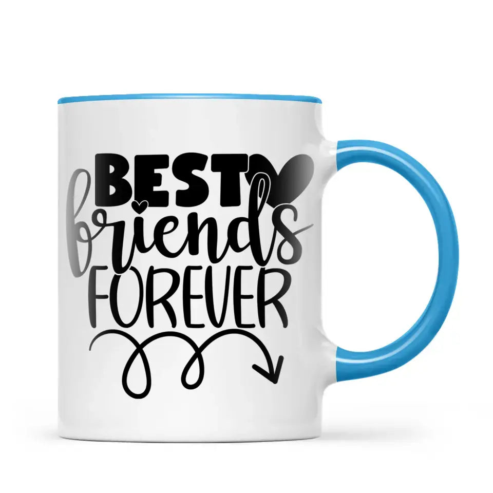 Personalised Best Friends Mug – Customisable Up to 5 Girls