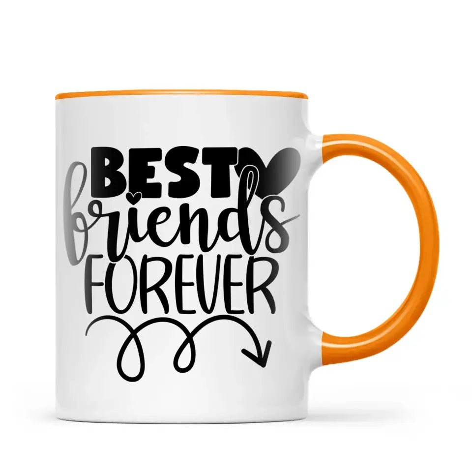 Personalised Best Friends Mug – Customisable Up to 5 Girls