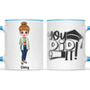 🎓 Personalised Graduation Mug - Customisable Character & Name - Perfect Graduation Gift 🎓