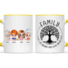 Personalised Family Mug – Cute Chibi Cartoon Style
