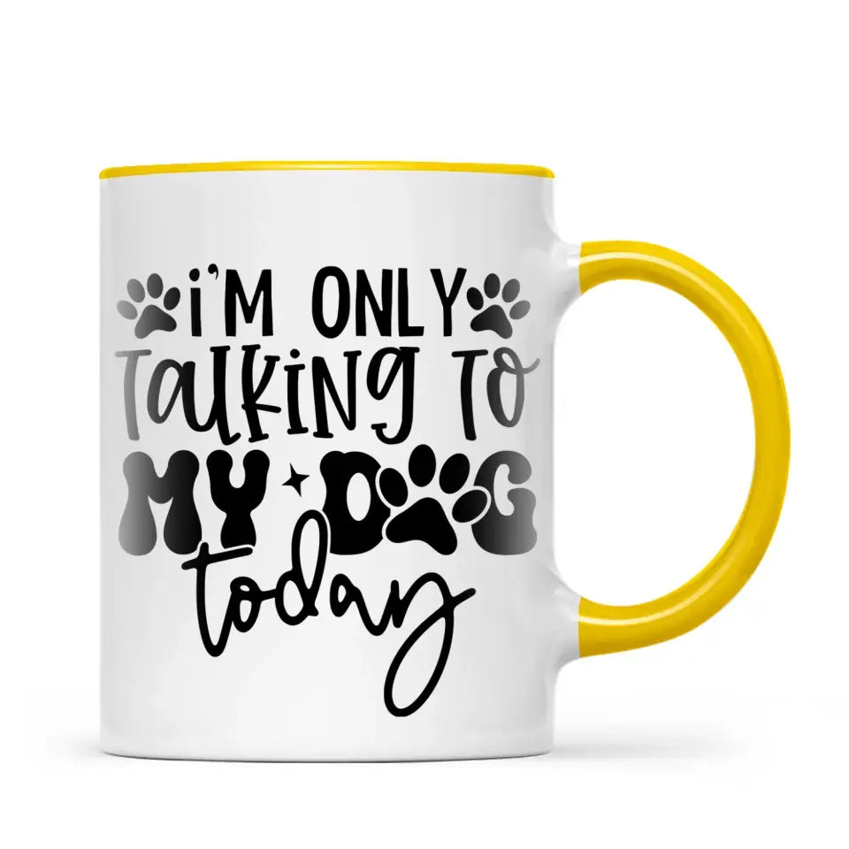 Pick-a-Boo Dog: Personalised Cartoon Dog Mug