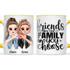Personalised Best Friends Mug - Customise Hair, Eyes & Outfit - BFF Gift - 11oz Ceramic - NZ Made