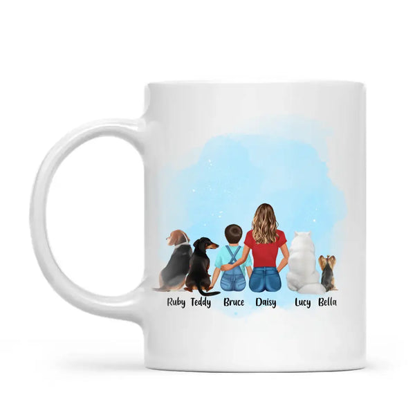 Design Your Own-Personalised Mug for Moms and Kids with Their Furry Friends