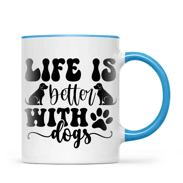 Personalised Pet Lover Mug - Custom Name & Design - Woman with Cats & Dogs - Fully Customisable - 11oz Ceramic Mug - NZ Made
