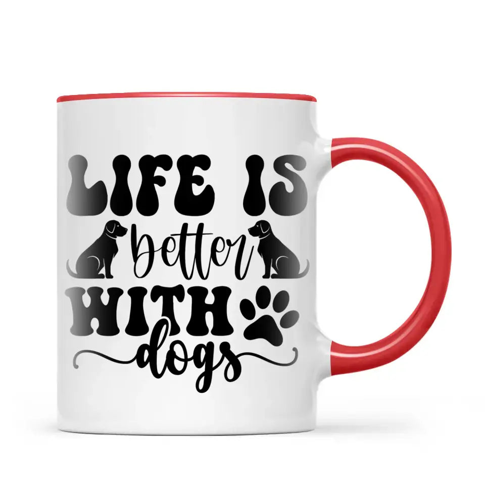 Personalised Pet Lover Mug - Custom Name & Design - Woman with Cats & Dogs - Fully Customisable - 11oz Ceramic Mug - NZ Made