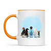 Personalised Kids Pet Mug - Custom Name & Design - Child with Cats & Dogs - Fully Customisable - 11oz Ceramic Mug - NZ Made