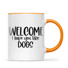 Personalised Kids Pet Mug - Custom Name & Design - Child with Cats & Dogs - Fully Customisable - 11oz Ceramic Mug - NZ Made