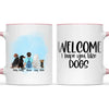 Personalised Kids Pet Mug - Custom Name & Design - Child with Cats & Dogs - Fully Customisable - 11oz Ceramic Mug - NZ Made