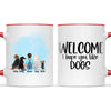 Personalised Kids Pet Mug - Custom Name & Design - Child with Cats & Dogs - Fully Customisable - 11oz Ceramic Mug - NZ Made