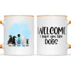 Personalised Kids Pet Mug - Custom Name & Design - Child with Cats & Dogs - Fully Customisable - 11oz Ceramic Mug - NZ Made