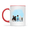 Personalised Kids Pet Mug - Custom Name & Design - Child with Cats & Dogs - Fully Customisable - 11oz Ceramic Mug - NZ Made