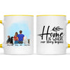 Personalised Couple & Pets Mug - Custom Name & Design - Man & Woman with Cats & Dogs - Fully Customisable - 11oz Ceramic Mug - NZ Made
