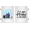 Personalised Couple & Pets Mug - Custom Name & Design - Man & Woman with Cats & Dogs - Fully Customisable - 11oz Ceramic Mug - NZ Made