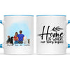 Personalised Couple & Pets Mug - Custom Name & Design - Man & Woman with Cats & Dogs - Fully Customisable - 11oz Ceramic Mug - NZ Made