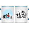Personalised Mum & Kids Pet Mug - Custom Name & Design - Mother with Children & Pets - Fully Customisable - 11oz Ceramic Mug - NZ Made