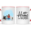 Personalised Mum & Kids Pet Mug - Custom Name & Design - Mother with Children & Pets - Fully Customisable - 11oz Ceramic Mug - NZ Made