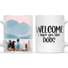 Personalised Kids Pet Mug - Custom Name & Design - Child with Cats & Dogs - Fully Customisable - 11oz Ceramic Mug - NZ Made