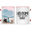 Personalised Kids Pet Mug - Custom Name & Design - Child with Cats & Dogs - Fully Customisable - 11oz Ceramic Mug - NZ Made