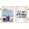 Personalised Couple & Pets Mug - Custom Name & Design - Man & Woman with Cats & Dogs - Fully Customisable - 11oz Ceramic Mug - NZ Made