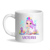 Personalised with Name, Mermaid Kids Mug – Customised Magical Under the Sea Cup for Children – Available in 11oz, 6oz & Enamel Options