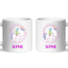 Personalised Unicorn Mug - Custom Name Kids Cup - Magical Rainbow Unicorn Theme - Ceramic or Enamel - 11oz, 6oz, or Camping Mug - NZ Made
