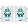 Robo Buddy-Personalised Kids Mug