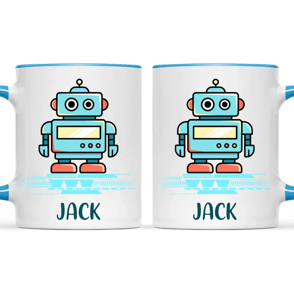 Robo Buddy-Personalised Kids Mug