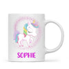 Personalised Unicorn Mug - Custom Name Kids Cup - Magical Rainbow Unicorn Theme - Ceramic or Enamel - 11oz, 6oz, or Camping Mug - NZ Made