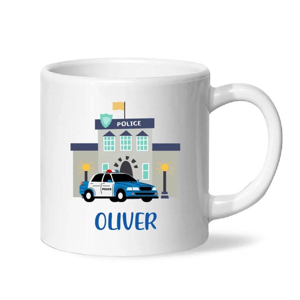 Police Heroes-Personalised Kids Mug