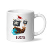 Personalised Pirate Ship Mug - Custom Name Kids Cup - Adventure on the High Seas - Ceramic or Enamel - 11oz, 6oz, or Camping Mug - NZ Made